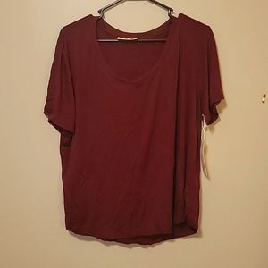 Santa Clara Scoop Neck Slinky Tee